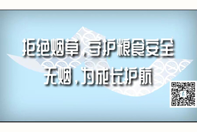 青岛市崂山区美女抠逼插逼艹逼不卡不遮挡拒绝烟草，守护粮食安全